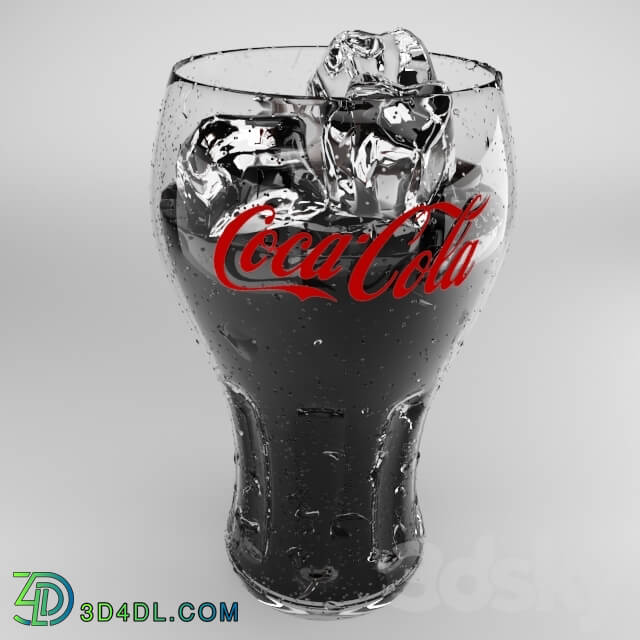 Food and drinks - Glass Cup of Coca Cola