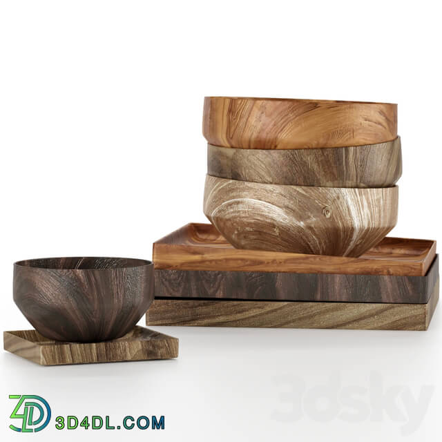 Tableware - wooden kitchenware