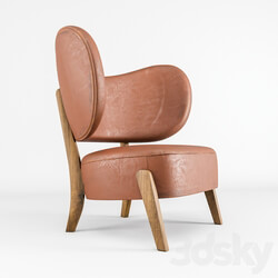 Arm chair - TMBO Lounge Chair_ brown 