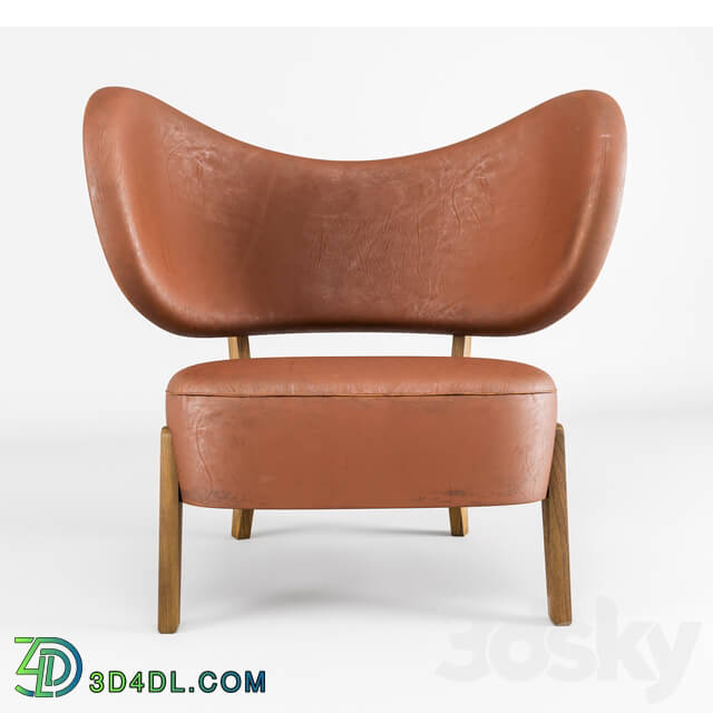 Arm chair - TMBO Lounge Chair_ brown