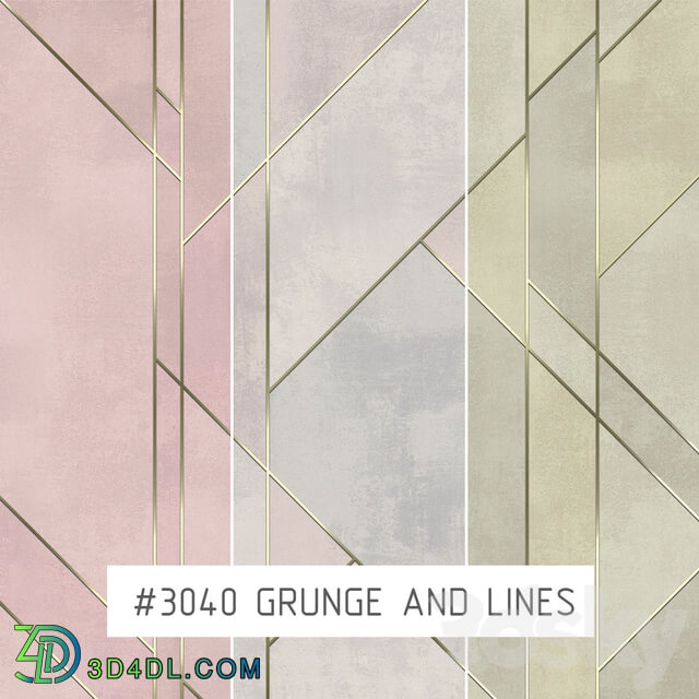 Wall covering - Creativille _ Wallpapers _ 3040 Grunge and Lines