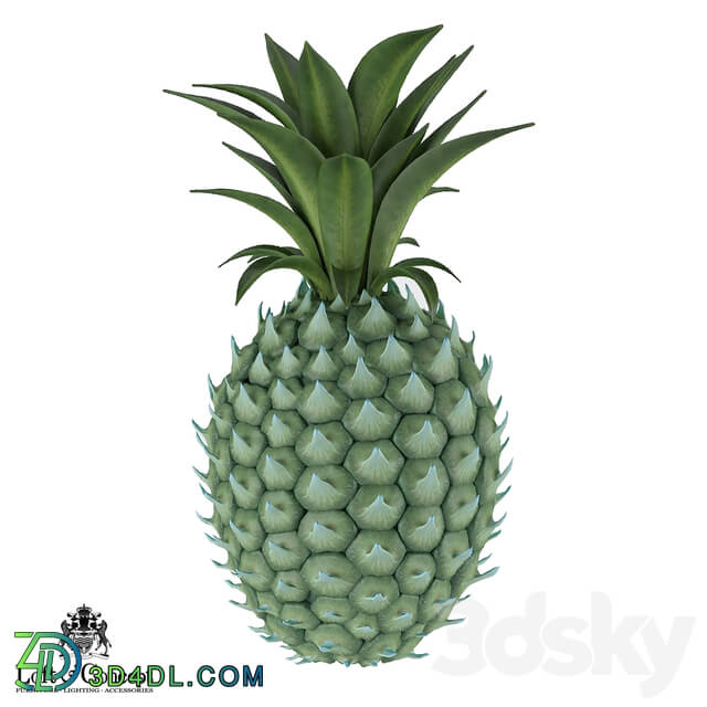 Other decorative objects - Accessory Green Pineapple _Loft concept_