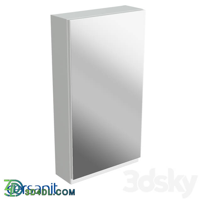 Bathroom furniture - Moduo 40 mirror cabinet_ unlit_ white