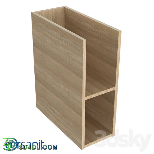 Bathroom furniture - Module for pedestal_ Moduo 20_ oak