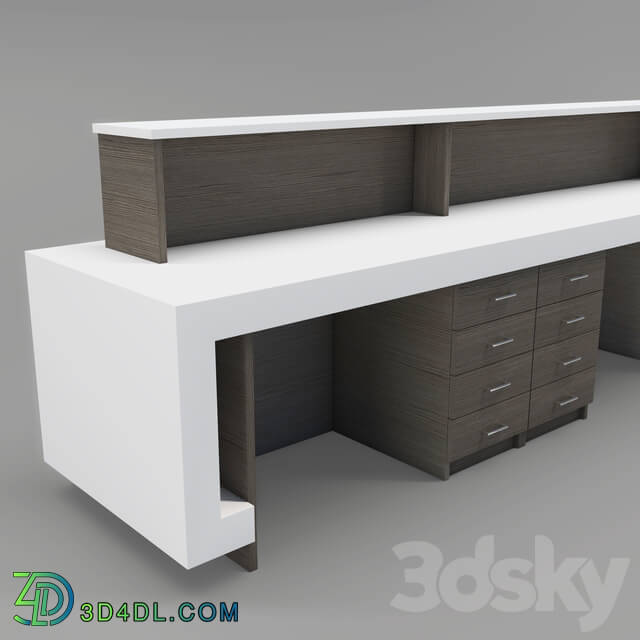 Office furniture - Jad Reception Counter A01