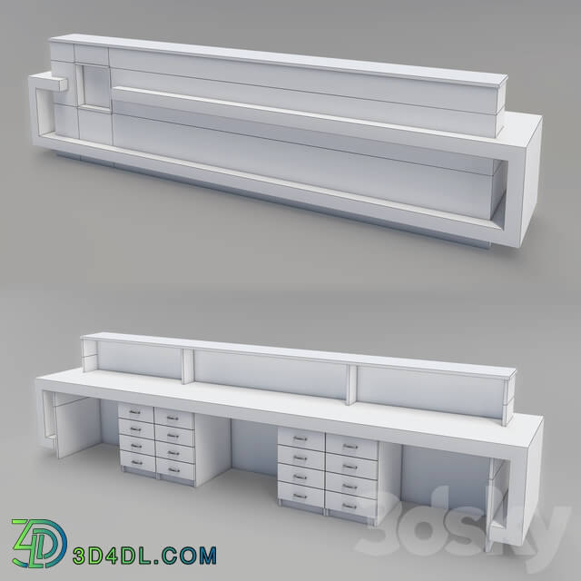 Office furniture - Jad Reception Counter A01