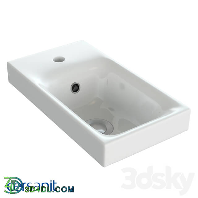 Wash basin - Built-in washbasin_ Moduo 40_ white