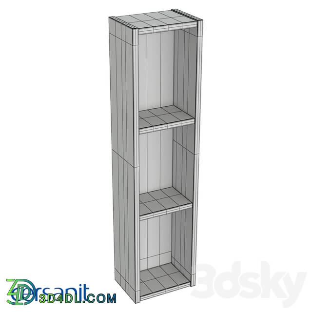 Bathroom furniture - Module for cabinet_ Moduo 20_ oak