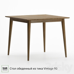 Table - Teak dining table Vintage 90 