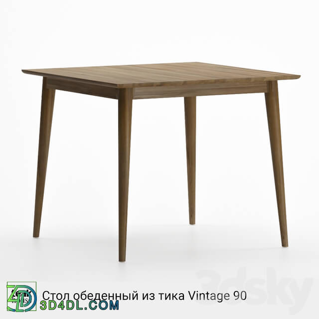 Table - Teak dining table Vintage 90