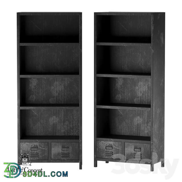 Rack - Bookcase RH Vintage locker _Loft concept_