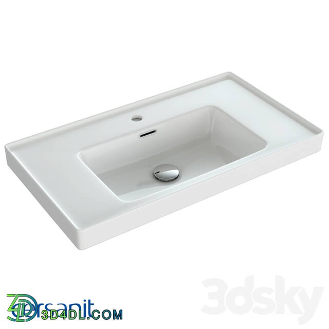 Wash basin - Built-in sink CREA 80_ white