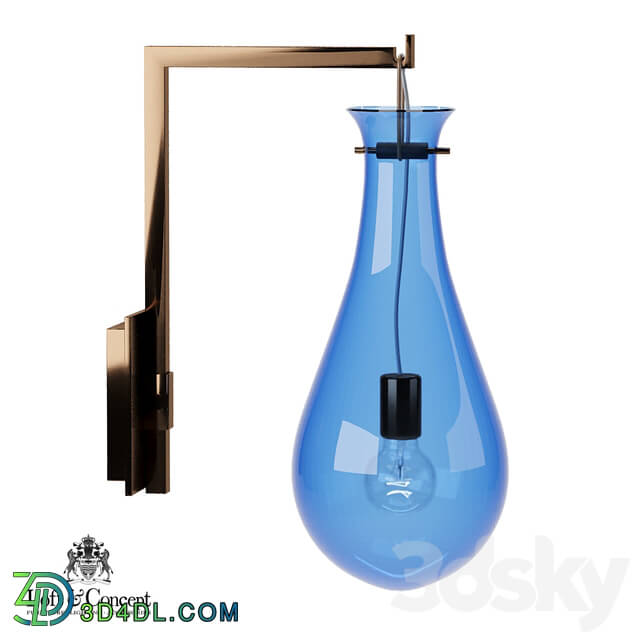 Wall light - Sconce Patrick Naggar Bubble Sconce blue designed by Patrick Naggar _Loft concept_