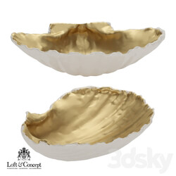 Other decorative objects - Accessory seashell Gold _Loft concept_ 