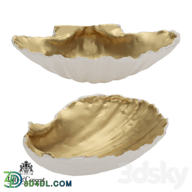 Other decorative objects - Accessory seashell Gold _Loft concept_