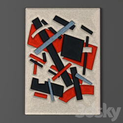 Carpets - Sewing designer artist art - _RnB - Red and Black_ concept 