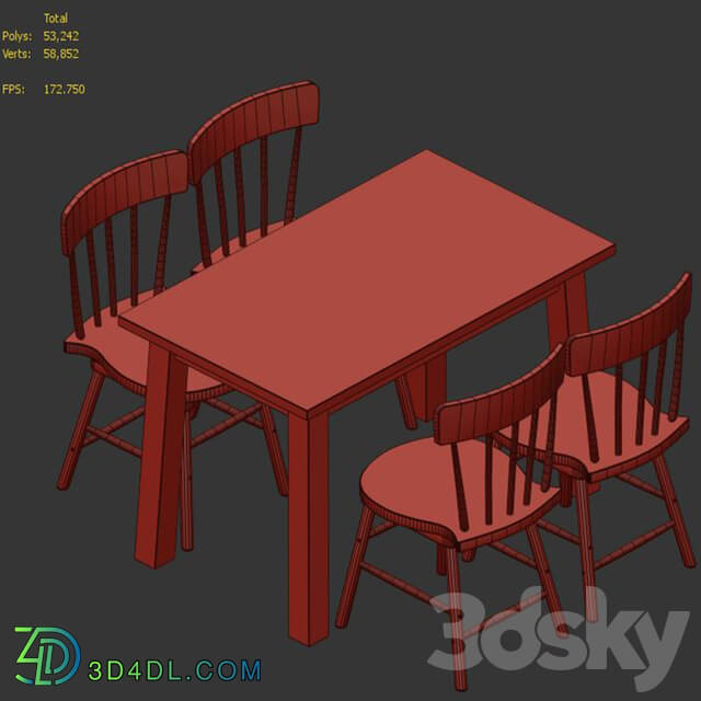 Table _ Chair - Tables and Chairs with 4 Seats Norrarid Norrarid