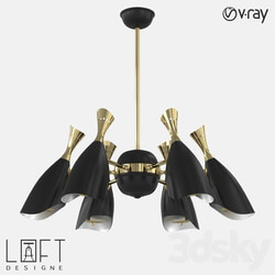 Chandelier - Pendant lamp LoftDesigne 7966 model 