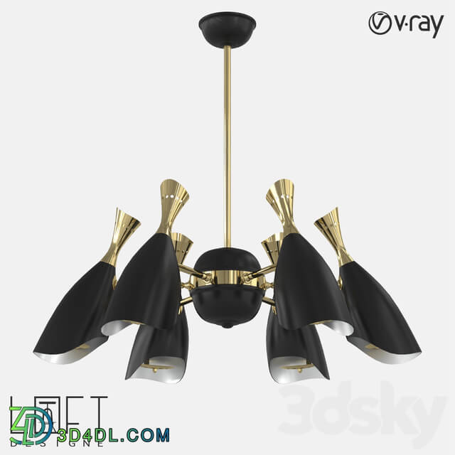 Chandelier - Pendant lamp LoftDesigne 7966 model