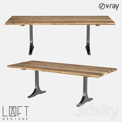 Table - Table LoftDesigne 60414 model 