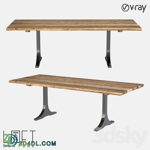 Table - Table LoftDesigne 60414 model