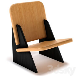 Chair - Dolmena black _ oak 