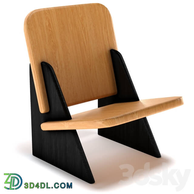 Chair - Dolmena black _ oak