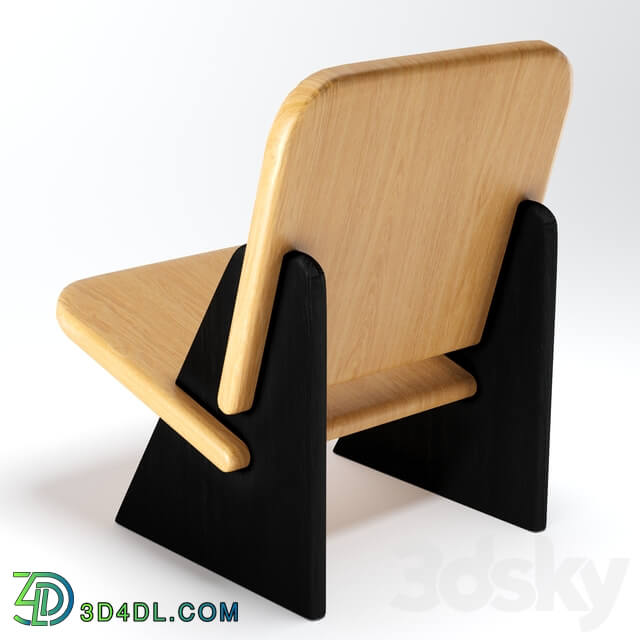 Chair - Dolmena black _ oak