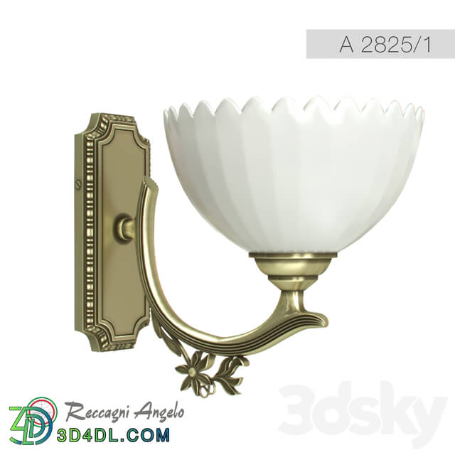 Wall light - Lamp_ Sconce Reccagni Angelo A 2825_1