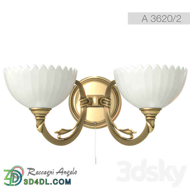 Wall light - Lamp_ Sconce Reccagni Angelo A 3620_2