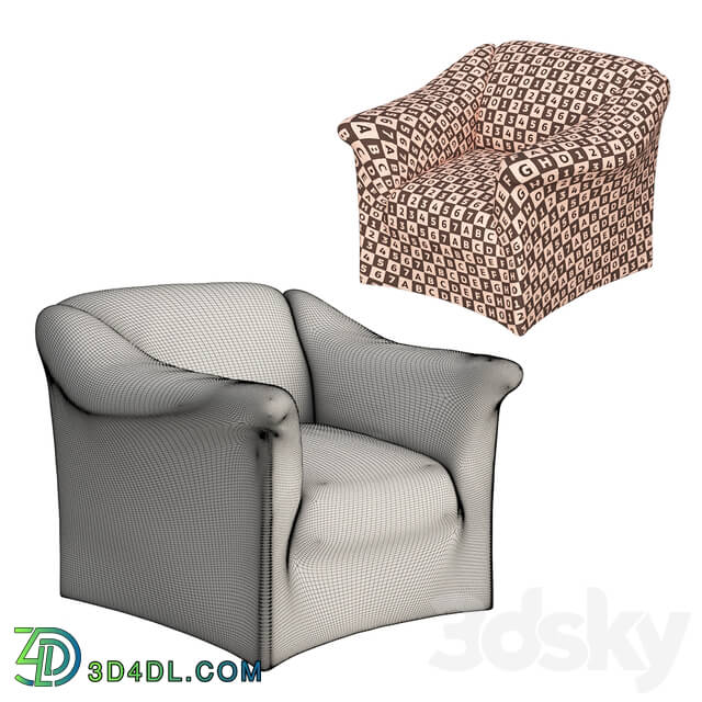 Arm chair - Tentazioni lounge chair