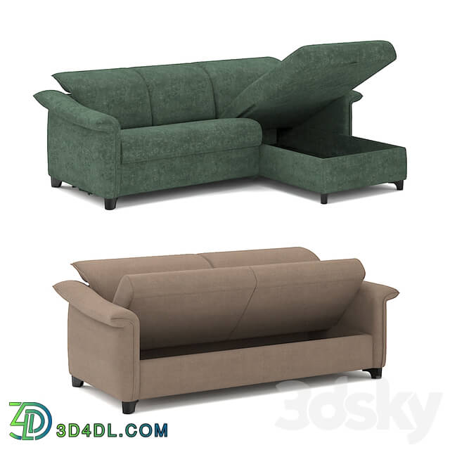 Sofa - Belgian sofa Galaxio with a berth