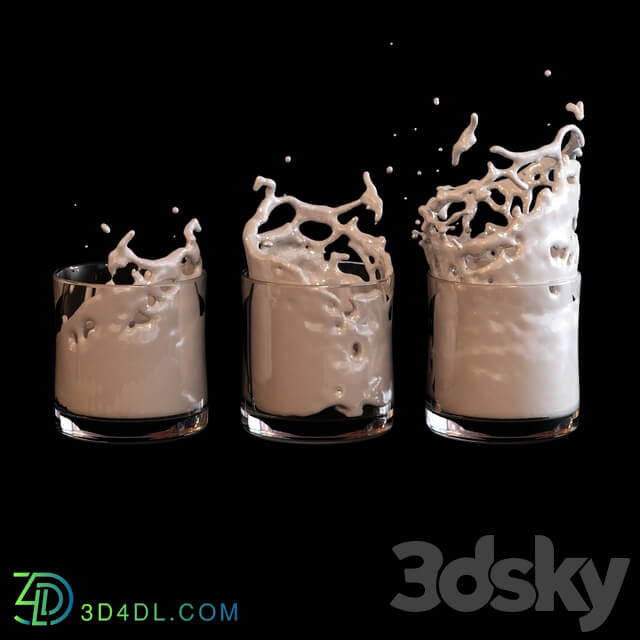 Food and drinks - Milk splash