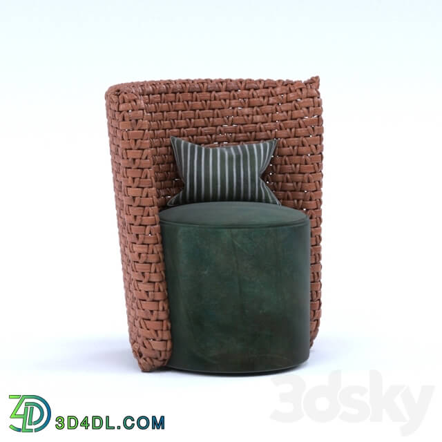 Arm chair - Wicker chair