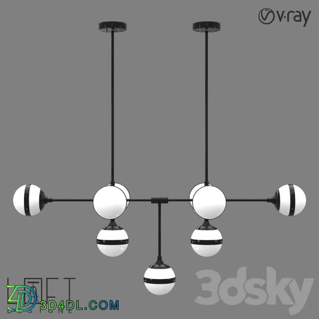 Chandelier - Pendant lamp LoftDesigne 7960 model