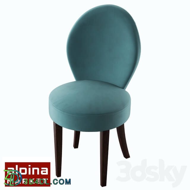 Chair - Dining chair IXORA dark walnut ALP _ ST-104_3 _ VirginiaOcean