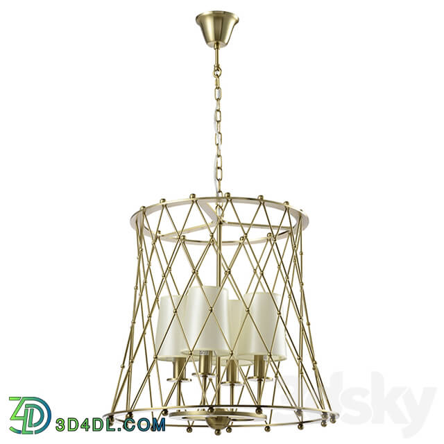 Chandelier - Newport light _ 7224S brass _ nickel