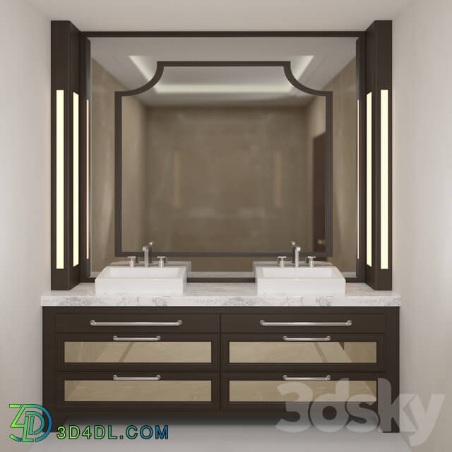 Bathroom furniture - Washbasin Cabinet 01