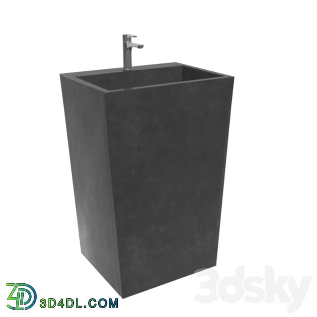 Wash basin - Concrete sink _Screen_