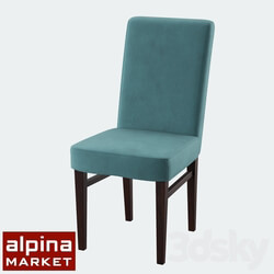 Chair - Chair soft Zanna dark walnut ALP _ ST-112_ VirginiaOcean 