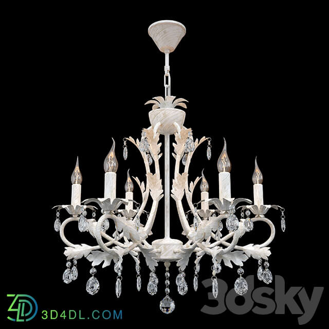 Chandelier - Chandelier Freya Dezi FR3040-PL-06-WG _Old SKU_ FR040-06-W_