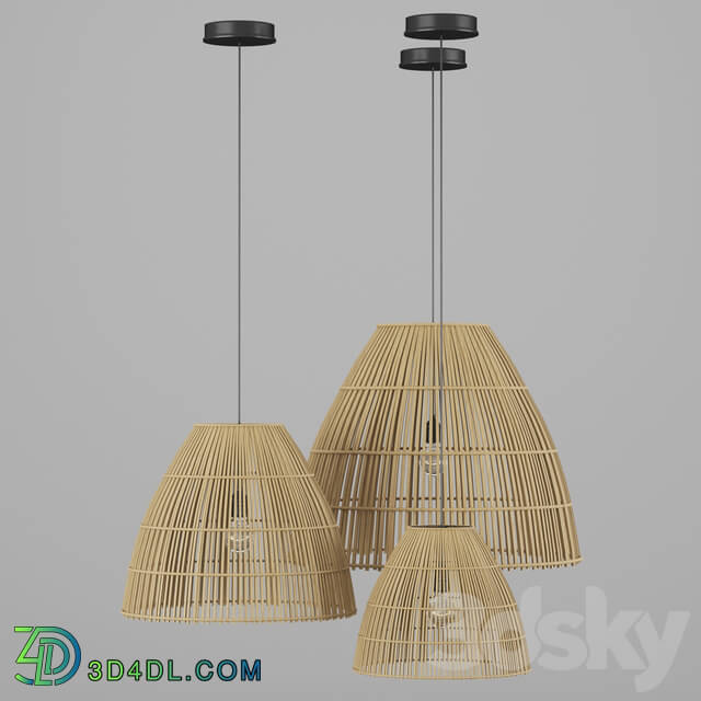 Chandelier - Rattan pendant light