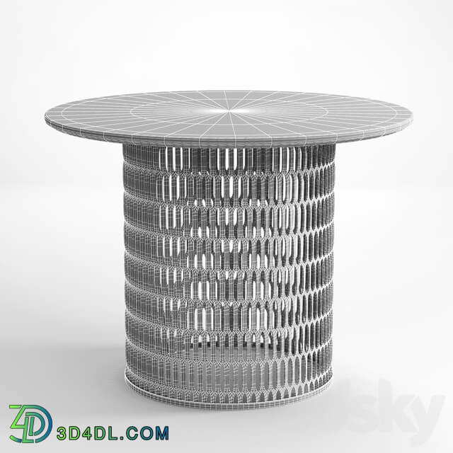 Table - kettal mesh dining table