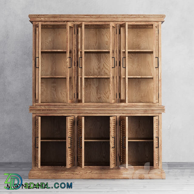 Wardrobe _ Display cabinets - OM Sideboard Republic 3 sections Moonzana