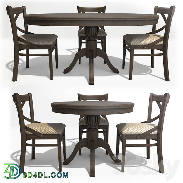 Table _ Chair - Dining Room Daniela
