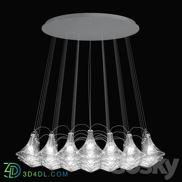 Chandelier - Lasvit_Facet Sculpture Cluster 37