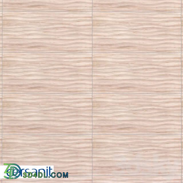 Tile - Facing tile Botanica relief_ beige_ 20x44_ BNG012