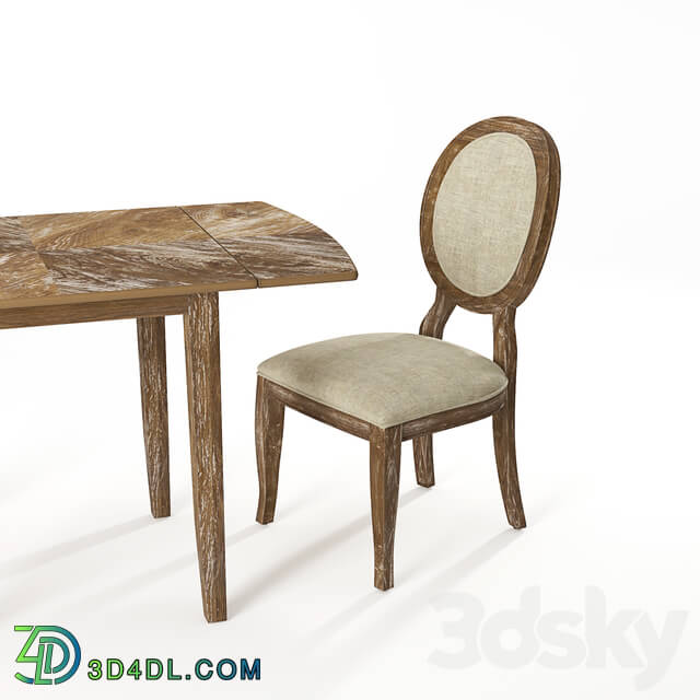 Table _ Chair - Ophelia Updike Upholstered Dining Chair Set