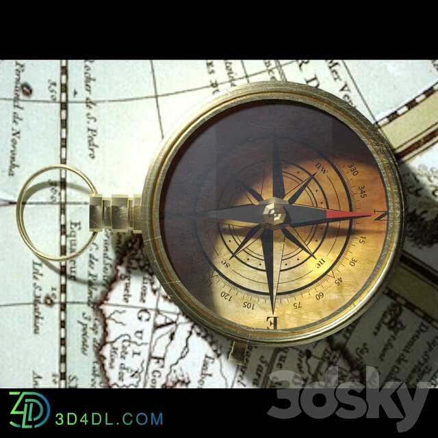 Other decorative objects - Vintage compass