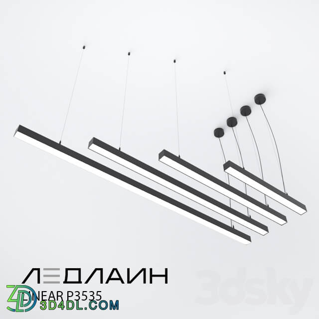 Technical lighting - Pendant Lamp Linear P3535 _ Ledline